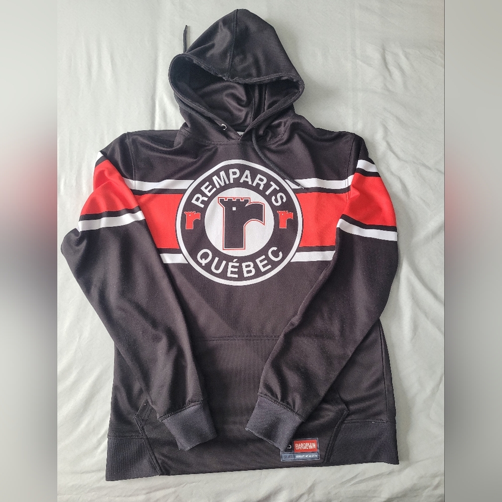Remparts Québec QMJHL Black and Red Hoodie